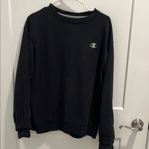 Champion Black Crewneck Sweatshirt